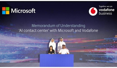 Vodafone Qatar Microsoft Sign MoU to Offer AI Digital Contact Centre Platform